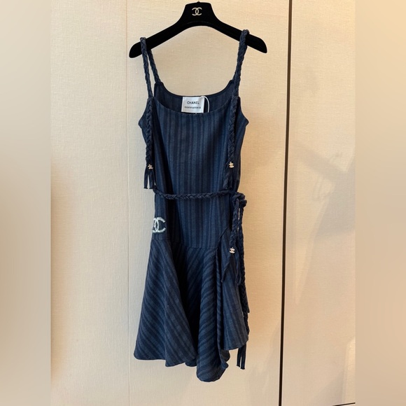 Meet the Posher Dresses & Skirts - Chanel irregularly cut hemmed halter dress